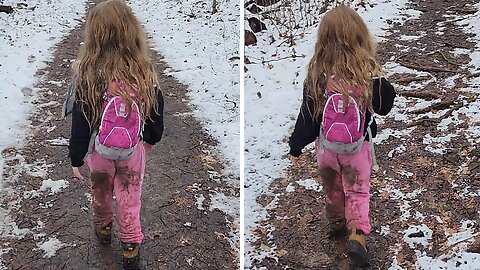 Little Girl's Reaction To Hiking Adventure Is Very Understandable