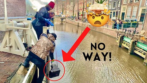 Giant Magnets Pull Treasure out of Amsterdam's Canal!