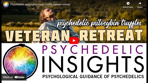 Support the troops struggling with mental health with psychedelic therapy