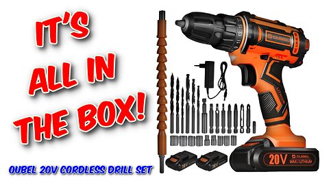 OUBEL 20V Cordless Drill Set Review