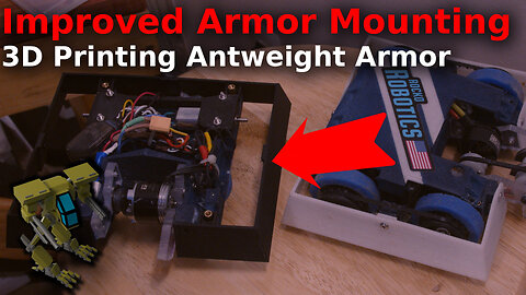 Upgraded Armor Mounting for an Antweight - Patching a Combat Robot Ep02