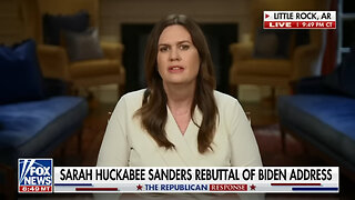 Sarah Sanders delivers Republican rebuttal to Biden's SOTU address