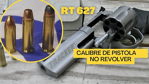 Taurus RT627 atirando com 38 Super Auto (+ 38 SPL + 357 MAG)