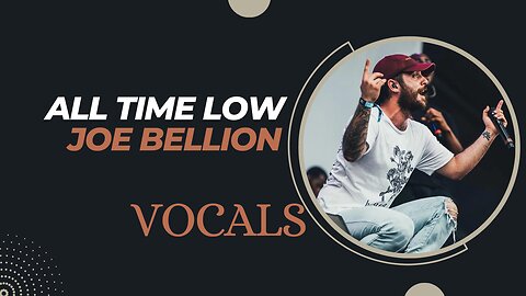 Joe Bellion - All time Low [Acapella - vocals only]