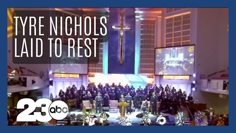 Tyre Nichols laid to rest at funeral, Vice President Kamala Harris attends