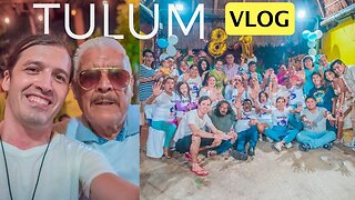 Tulum Vlog, I was invited to a Mexican Birthday Party in Tulum / 81 Springs for Machito
