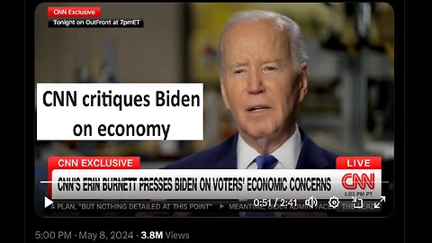 Biden CNN interview on economy, even they are critiquing