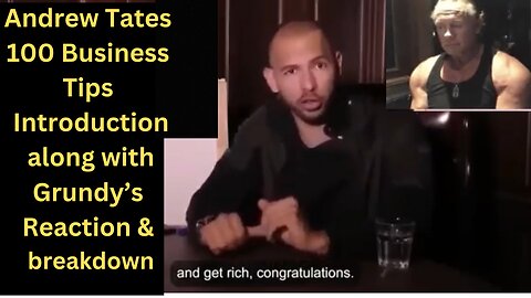 Andrew Tate the Top G Hustlers University 100 business principles Intro with Down Under’s Guy Grundy