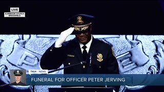 Top cop honors fallen Milwaukee police officer