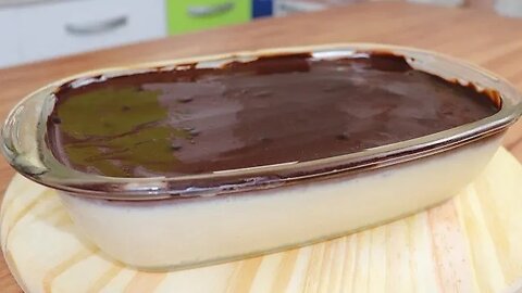 MOUSSE DE LEITE NINHO COM GANACHE DE CHOCOLATE