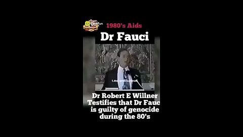 Dr Robert Wilner testifies Fauci guilty of genocide in the 80s.