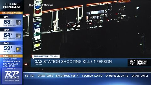 Shooting at a Tampa gas station