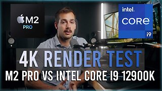M2 Pro vs. Intel Core i9 12900K | 4K S-log 3 Render Test