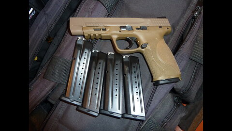 Smith & Wesson M&P9 M2.0 FDE 5" at USPSA Match