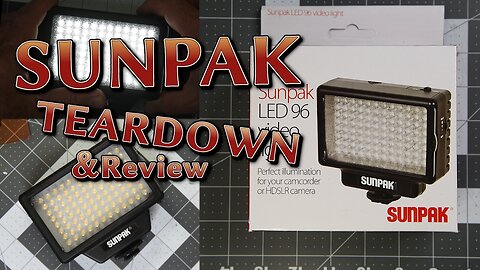 Sunpak LED96 Teardown & Review