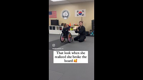 Wheelie kid breaks her first board