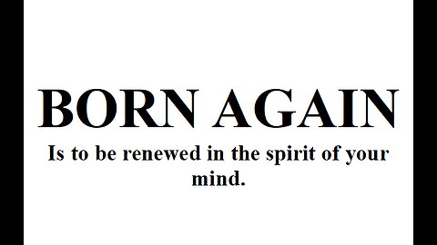 BORN AGAIN