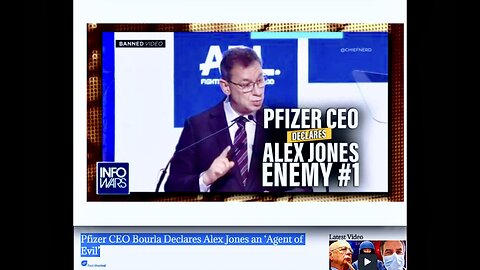 ADL Awards Pfizer CEO Albert Bourla For Being An Agent Of Evil As He Declares Alex Jones Enemy #1