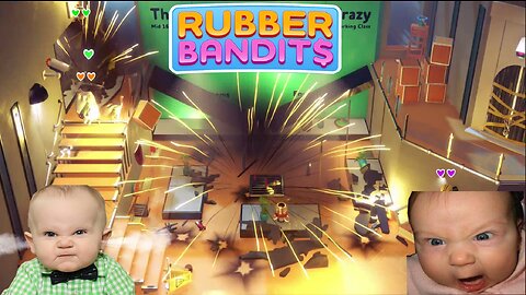 Idiots play *RUBBER BANDITS*