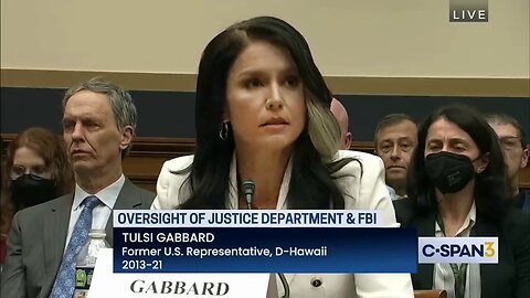 Tulsi Gabbard Testifies on the Weaponization of Federal Government 🗣️💬