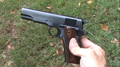 1911 WWI Colt Re-issue Close-Up