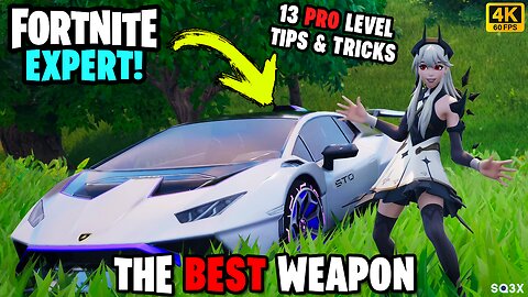 THIS is the BEST WEAPON in FORTNITE 🔥 13 Pro Car Tips & Ticks You NEED To Know 🏎️