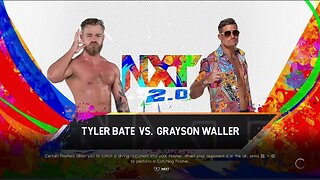 NXT Grayson Waller vs Tyler Bate