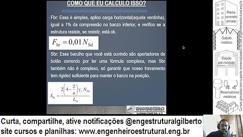 Como realmente funciona travamento do banzo inferior #engestrutural