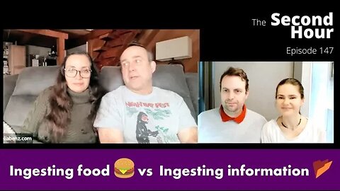 Ingesting food vs Ingesting information