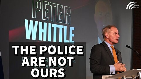 Peter Whittle: "POLICE are NO LONGER on OUR SIDE!" (New Culture Forum Conference 2024) 👮=🐷