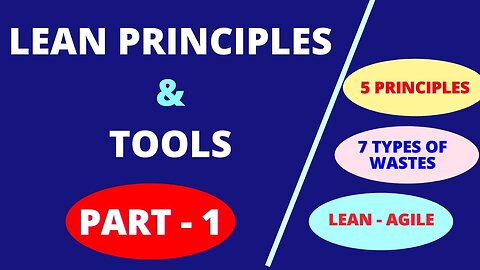 Lean Principles | Lean Tools | Lean Methodology| Lean Agile Principles | Lean Software Development