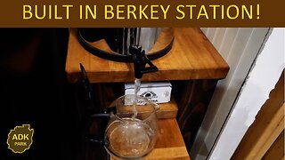 Built In BERKEY Water FILTRATION Station