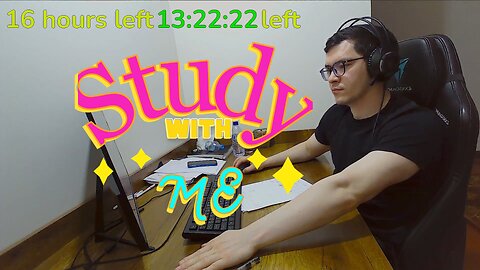 stream studying till i get 1000 views/study with me/Prart 2