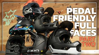 Pedal Friendly Full Face Helmet Review - From XC to DH #mtb #loamwolf
