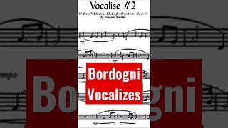 [TRUMPET VOCALISE ETUDE] Marcos Bordogni Vocalise for Trumpet #20 (Demo Solo and play-along)