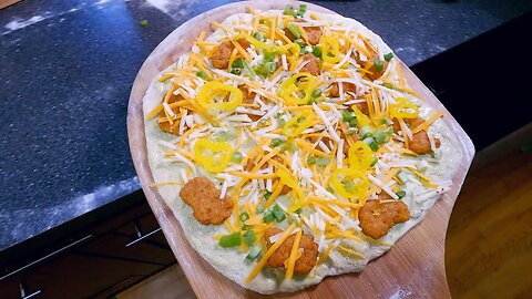 Homemade Ranch Recipe: How To Make Vegetarian Chicken Pizza