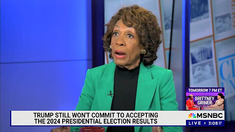 Rep. Maxine Waters Rants About Trump Organizations 'In The Hills' Targeting Communities