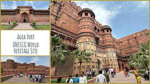 Agra Fort (Qila Agra) - UNESCO World Heritage Site- India 2024