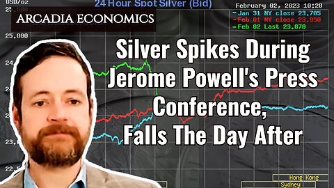 Silver Spikes During Jerome Powell's Press Conference, Falls The Day After