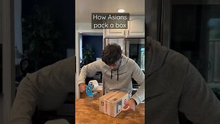 How Americans vs Asians pack a box