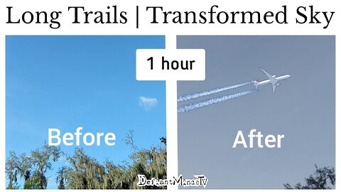 Long trails | Transformed sky