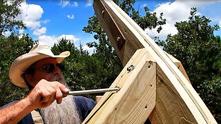 Building a New Log Hoist, Dovetail Log Cabin Build (Ep 32)