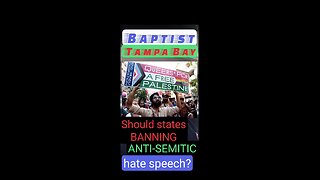 Should Christians support laws banning #AntiSemitism or will it backfire? #FreePalestine #HateSpeech