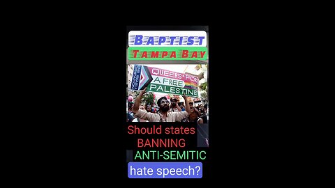 Should Christians support laws banning #AntiSemitism or will it backfire? #FreePalestine #HateSpeech