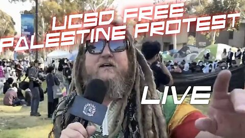 LIVE In SAN DIEGO : Pro Palestine Protest Pops off.