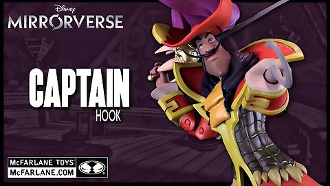 McFarlane Toys Disney Mirrorverse Wave 3 Captain Hook Figure @TheReviewSpot