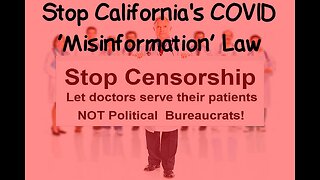 California COVID ‘Misinformation’ Law