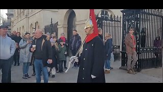 Make way she screams #horseguardsparade 😱