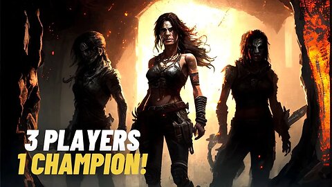 3 PLAYERS, 1 CHAMPION! - The Exciting Tomb Raider Deathmatch Battle!