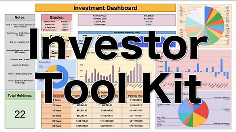 The Ultimate Dividend Investor Spreadsheet! (Updated DIY Investor Tool Kit!)